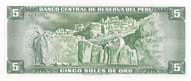 5 Soles de Oro 1969